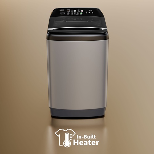 Akai 8 Kg, 5 Star, Fully Automatic Top Loading Washing Machine (AFT-80DGG-H)